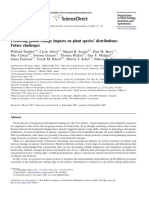 (Thuiller & Guisan Et Al, 2008) Predicting Global Change Impacts On Plant Species' Distributions, Future Challenges PDF