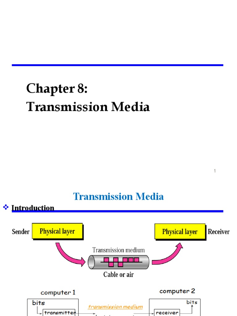 Understanding Transmission Media Types | PDF | Transmission Medium ...