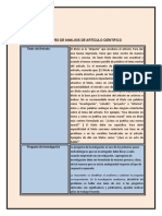 3.4.1 (Cuadro Analisis Del Articulo Científico) PLANTEAMIENTO DE LA ACTIVIDAD