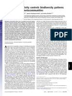 (Carrara, Altermatt, Rodriguez-Iturbe & Rinaldo, 2012) Dendritic Connectivity Controls Biodiversity Patterns in Experimental Metacommunities