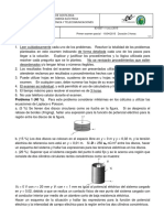 Examen Parcial 1 Electromagnetismo I Ciclo I-2017 Problema L D Marin Con Solucion PDF