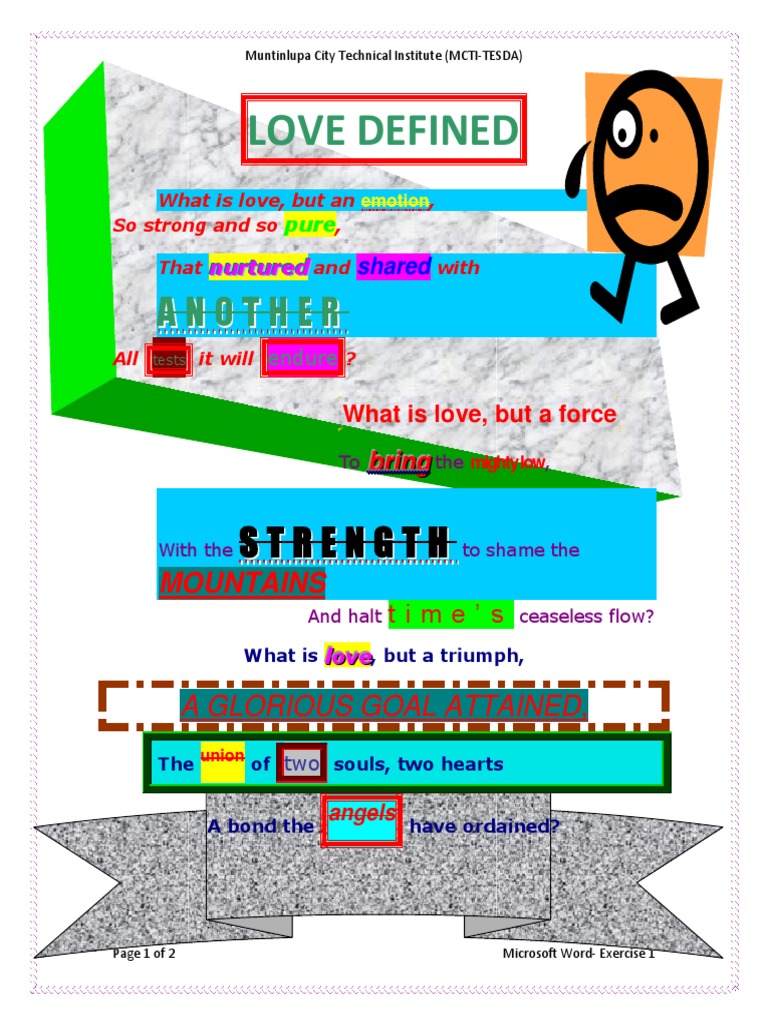 Exploring the Essence of Love | PDF