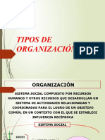 Tipos de Organizacion