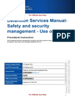 DHA Detention Services Manual - Department of Home Affairs