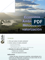 Valoración ambiental: técnicas y retos actuales