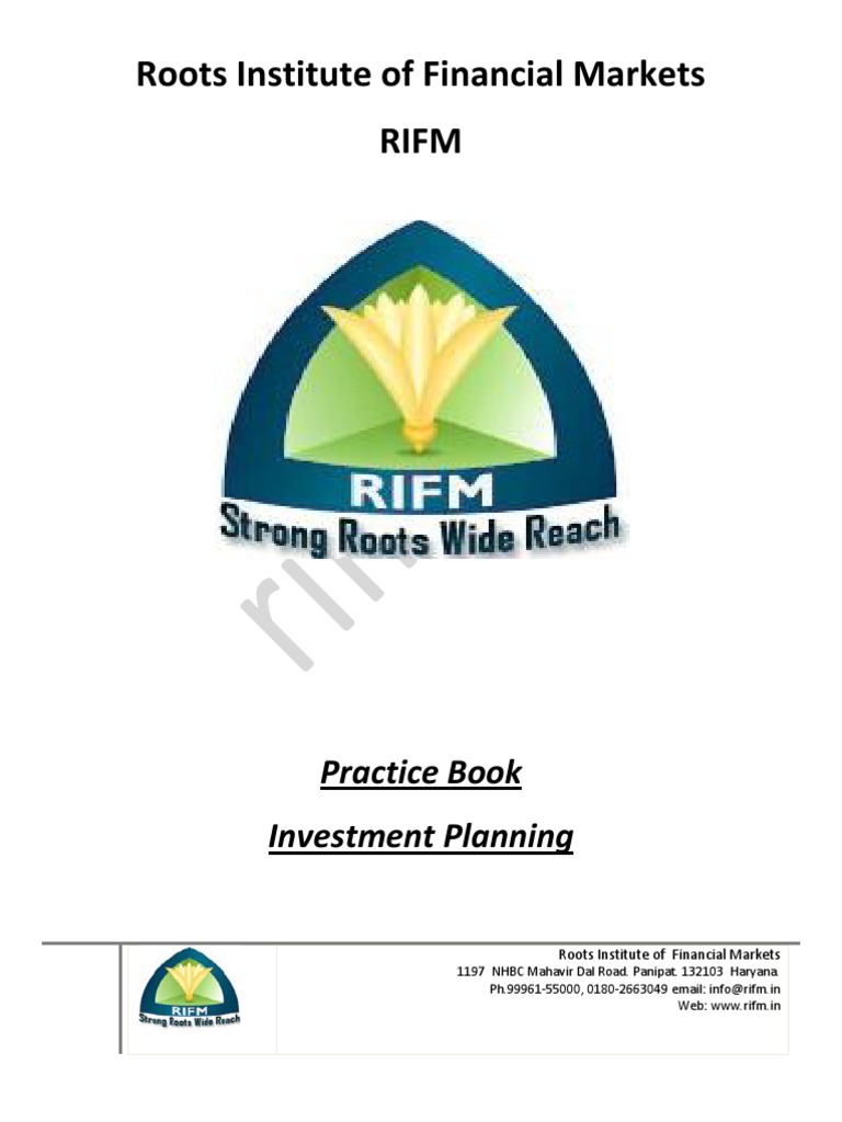 CFP Investment Planning Practice Book Sample Yield (Finance) Bonds