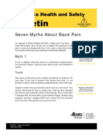 (Health) Seven Myths About Back Pain