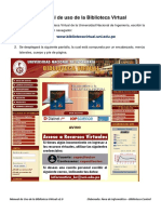 Manual de Uso de La Biblioteca Virtual PDF