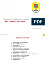 DCE 02 Circuite RLC. Filtre Pasive