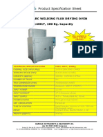 100 KG - 400 Degc Front-Loading-Flux-Drying-Oven-Model