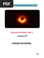 Hasan Sayginel: Edexcel IAL Physics Unit 1