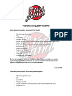 Proforma Orquesta Veciband PDF