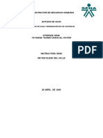 Estudio de Caso Terminación de Contrato Laboral