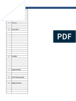 S.No. Topic: 1 Business Process 2 Location 3 Stores 4 Products