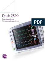 Dash 2500: Clinical Excellence For Sub-Acuity Monitoring