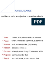 Adverbial Clause