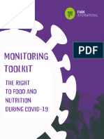 Monitoring Toolkit: The Right To Food and Nutrition During Covid-19