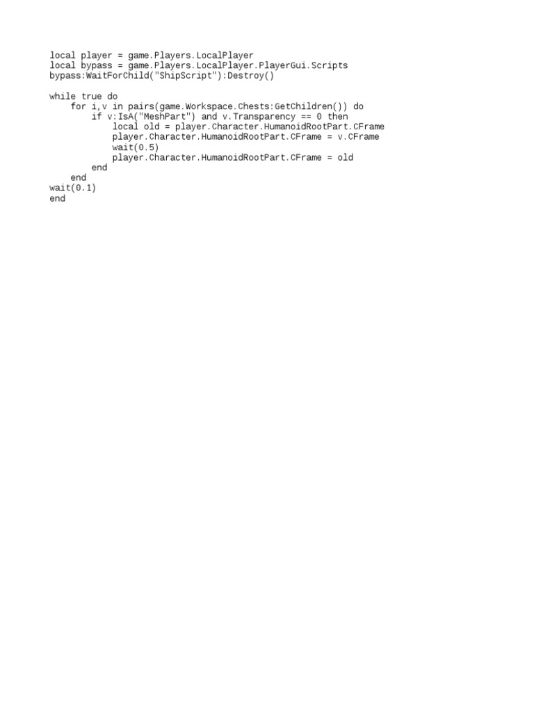 Project X CHEST TP SCRIPT | PDF | Computers
