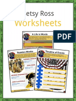 Sample Betsy Ross Worksheets
