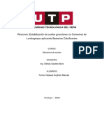 Resumen - Estabilización de Suelos Granulares No Cohesivos de Lambayeque Aplicando Bacterias Calcificantes PDF