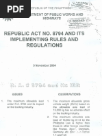 Amendments to R.A. 8794 on Truck Overloading | PDF | Axle | Semi ...