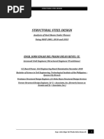 Steel Design Problems With Solution (Using NSCP 2001, 2010 and 2015) - 1