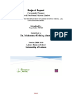 Dr. Muhammad Ishfaq Ahmed: Corporate Finance