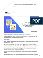 ISO 22000: The Farm To Fork Standards For Proper Food Safety Management