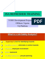 JSA REFRESHER TRAINING