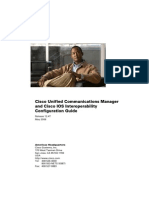 Cisco Call Manager and Cisco IOS Interoperability Guide