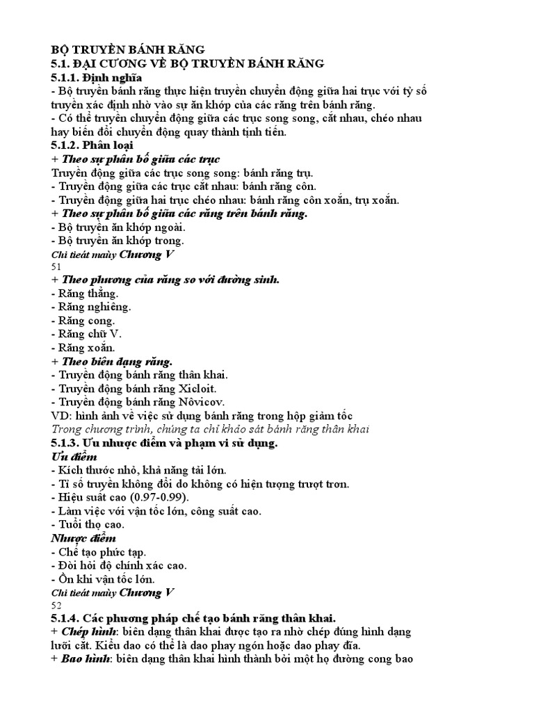 Tinh Toan Banh Rang | PDF