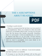 The 6 Assumptions About Reading