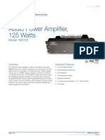 85010-0011 - 125 Watt Audio Power Amplifier