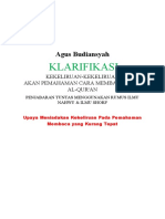 Buku Klarifikasi 1 Meluruskan