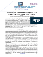 Modelling and Performance Analysis of Gridconnected PMSG Based Wind Turbine