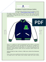 History of Prestigious Varsity Letterman Jackets