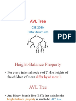 AVL Tree: CSE 203N Data Structures