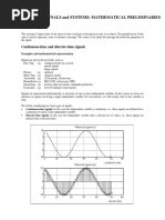 Chapter 1 Signals and Systems: Mathematical Preliminaries: What Is A Signal?