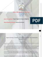 Signal Expoun Energy and Power: Name of The Experiment