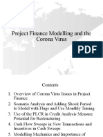 Project Finance Modelling and The Corona Virus