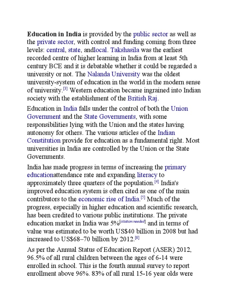 DEVELOPMENT OF EDUCATION SYSTEM IN INDIA PDF IN HINDI visual data 3