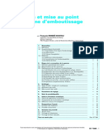 Conception Et Mise Au Point D'une Gamme D'emboutissage PDF