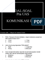 Soal-Soal Pra Uas Komdat