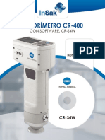 Colorimetro CR-400 Con Software - CR-S4W