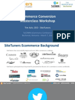 2018 03 08 Ecommerce Masterclass Tecomm Bucharest Tim Ash PDF