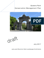 Draft Queens Park Conservation Management Plan