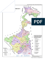 High Resolution Map of West Bengal (HD) PDF