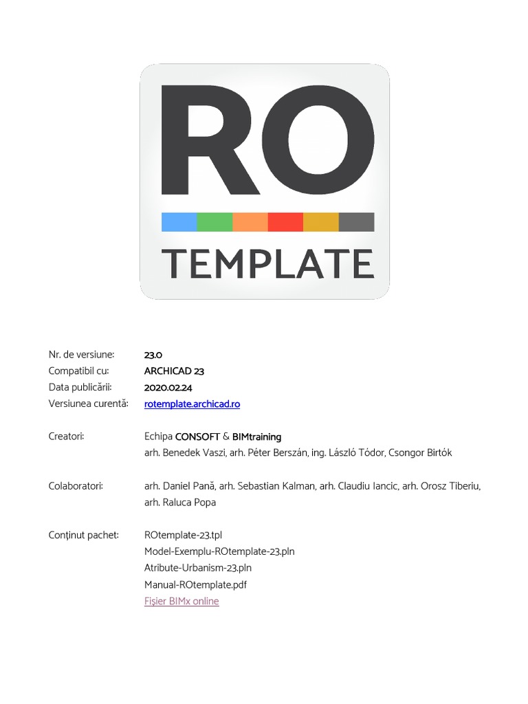 Manual RoTemplate | PDF