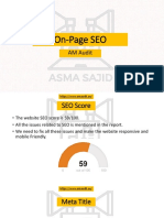 On-Page Seo Report