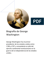 Biografía de George Washington